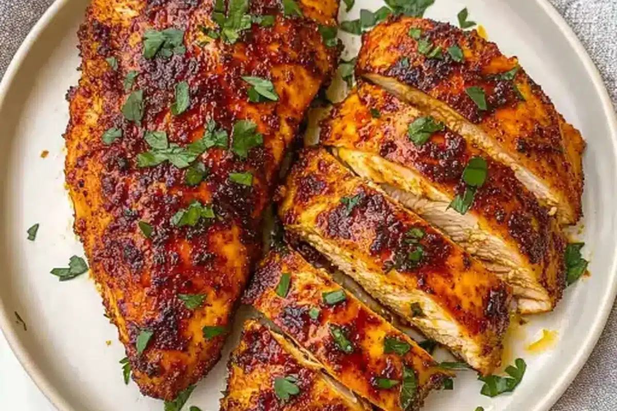 Piept de pui la Airfryer fraged și suculent