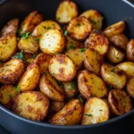 Cartofi la airfryer crocanți și aurii, rumeniți perfect fără ulei