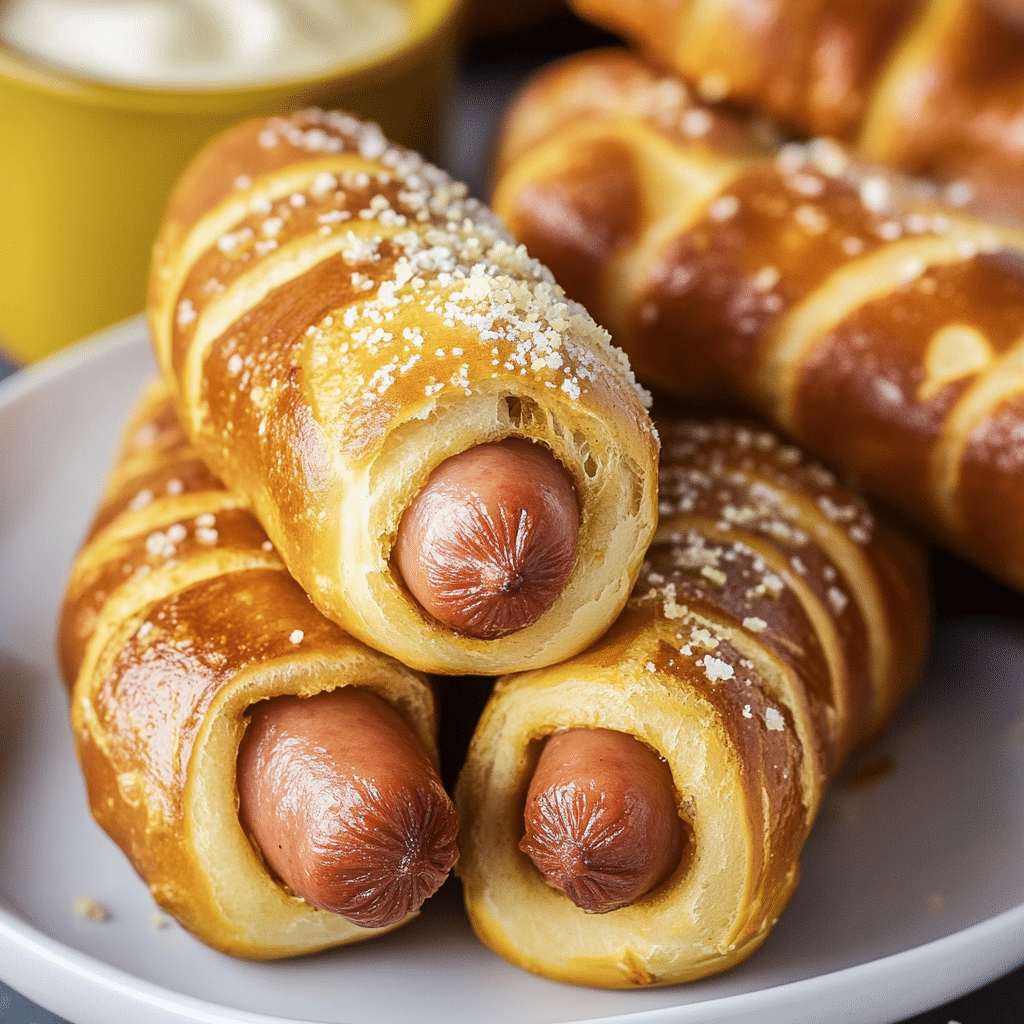 Prim-plan cu covridog la air fryer, evidențiind textura rumenă a aluatului