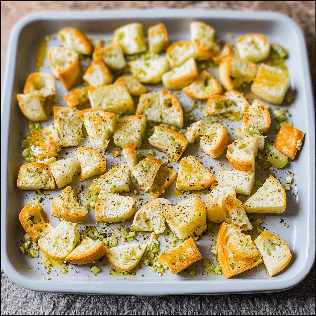 Salată cezar rețetă servită într-un bol rustic, cu crutoane și parmezan